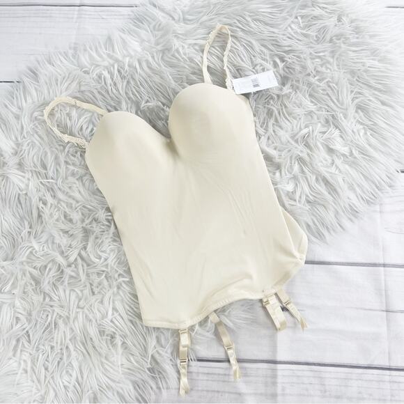 Le Mystere 2355 Seduction Bustier - Ivory Size 38D - Picture 3 of 6